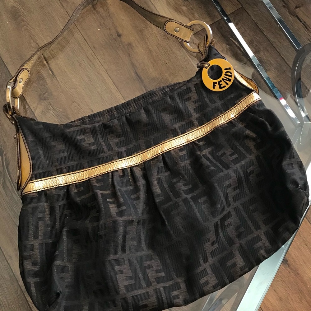 [SOLD] Authentic Fendi bag. Good condition- needs light dry cleaning. - Picture 3 of 5